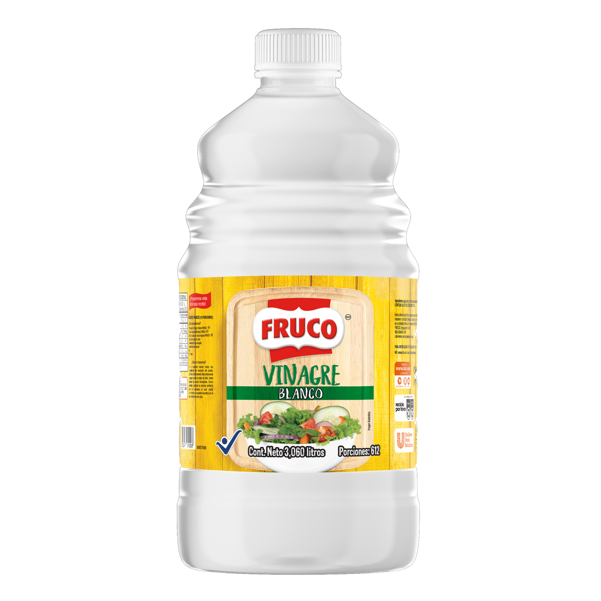 Fruco Vinagre Blanco Galon 3. 06 Litros