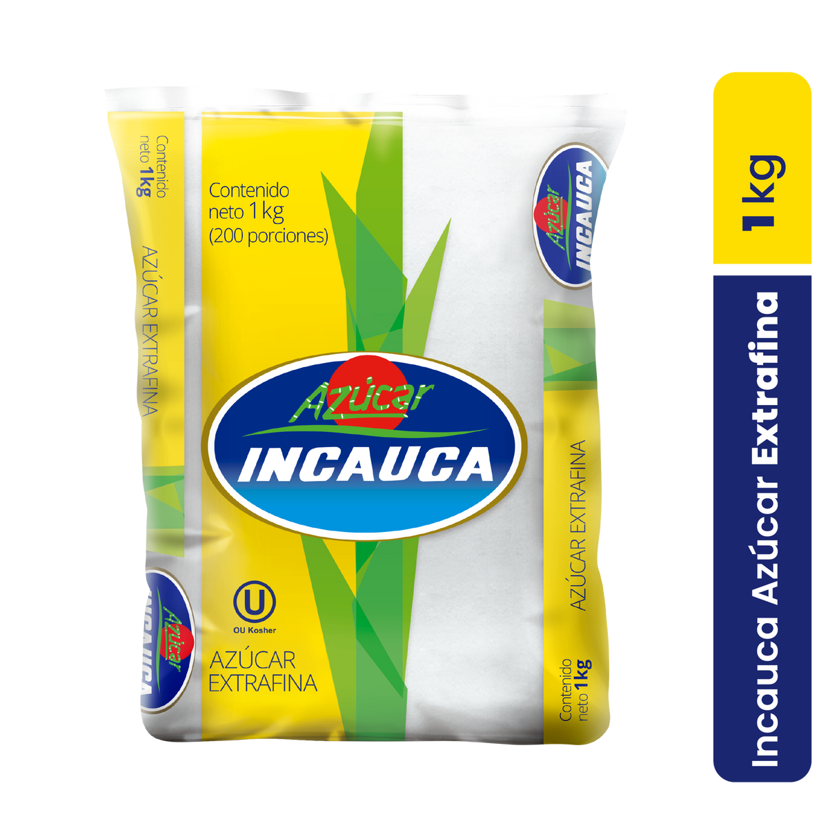 Incauca Azúcar Refinado Bolsa x 1.0 kg