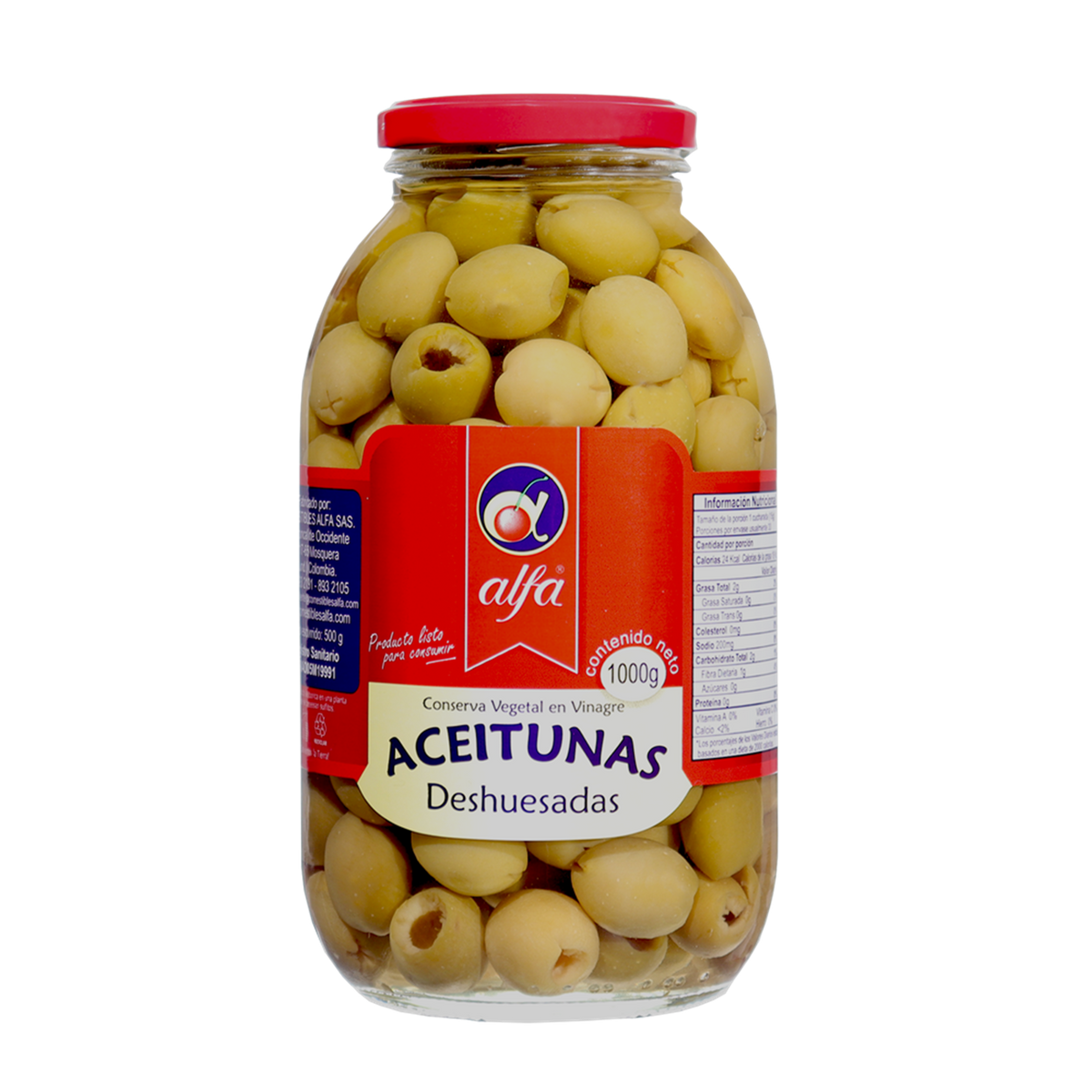 Alfa Aceitunas Deshuesada 1000 g