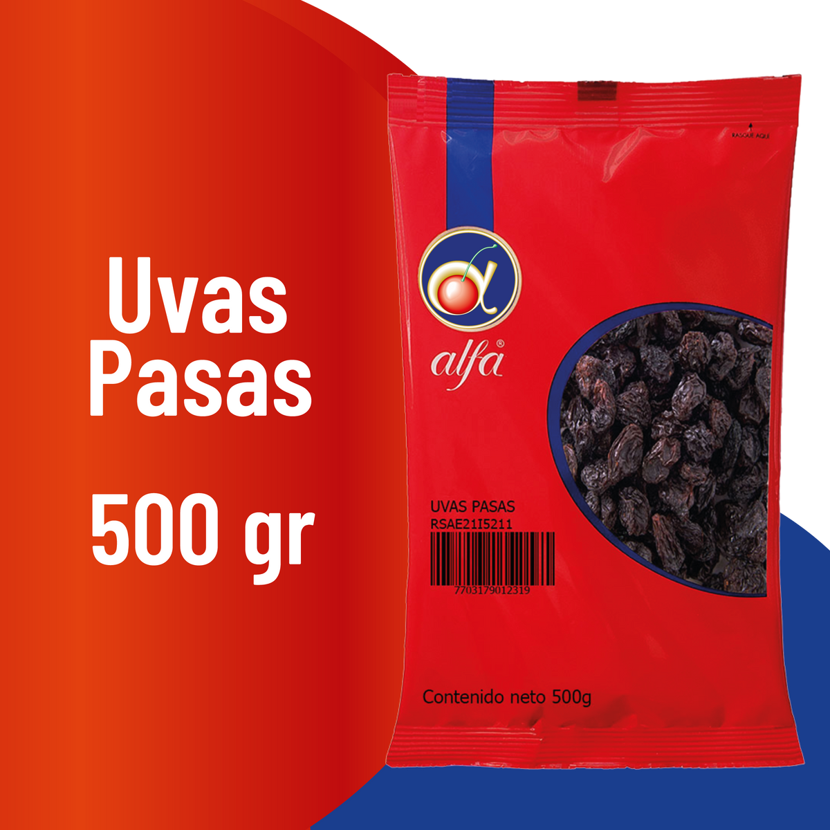 Alfa Uva Pasa x 500 g