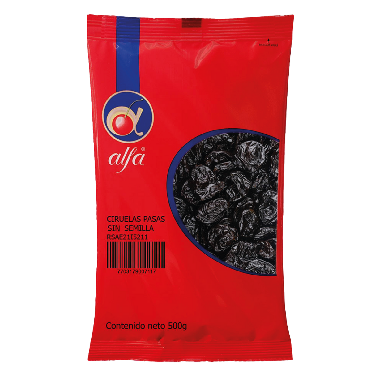 Ciruela Pasa Sin Semilla x 500 g