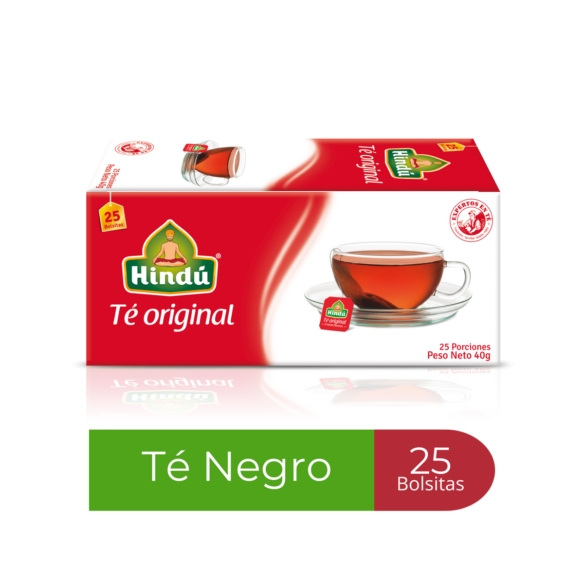 Hindu Te Negro Hindu 40Gr 25 Sobres