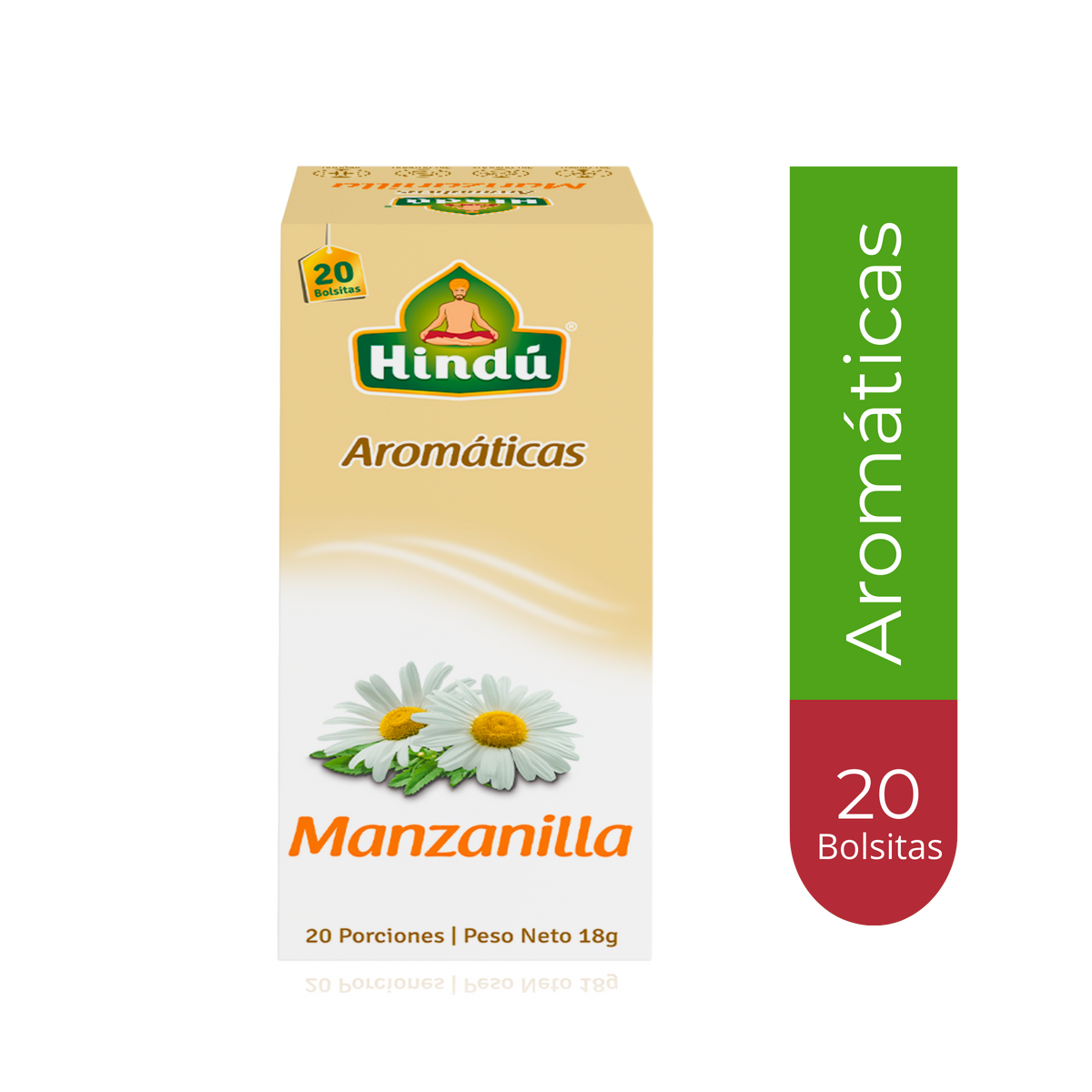 Hindú Aromatica Manzanilla 18 g x 20s