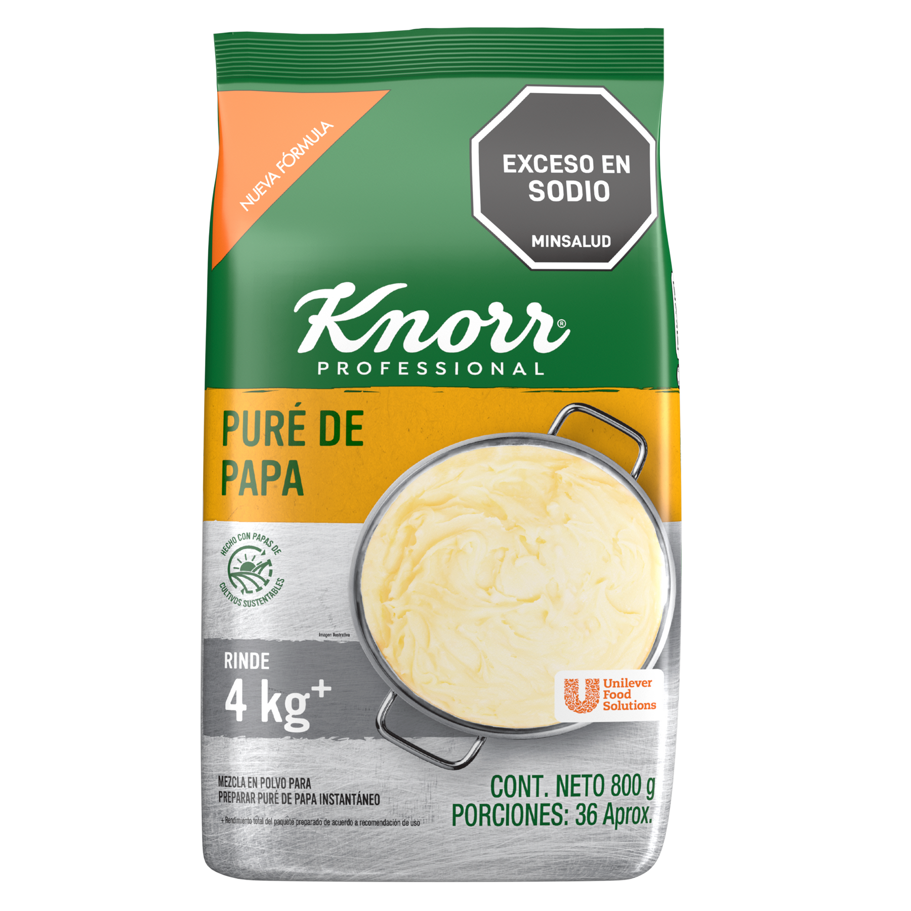 Unilever Pure De Papa Knorr 800Gr– NEGOCIOS.ATLANTIC