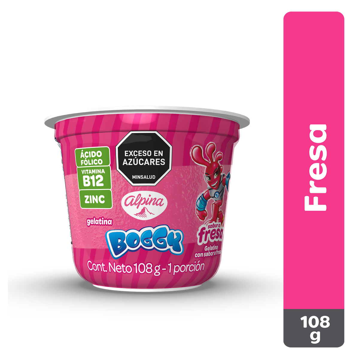 Boggy gelatina fresa x 108 gramos
