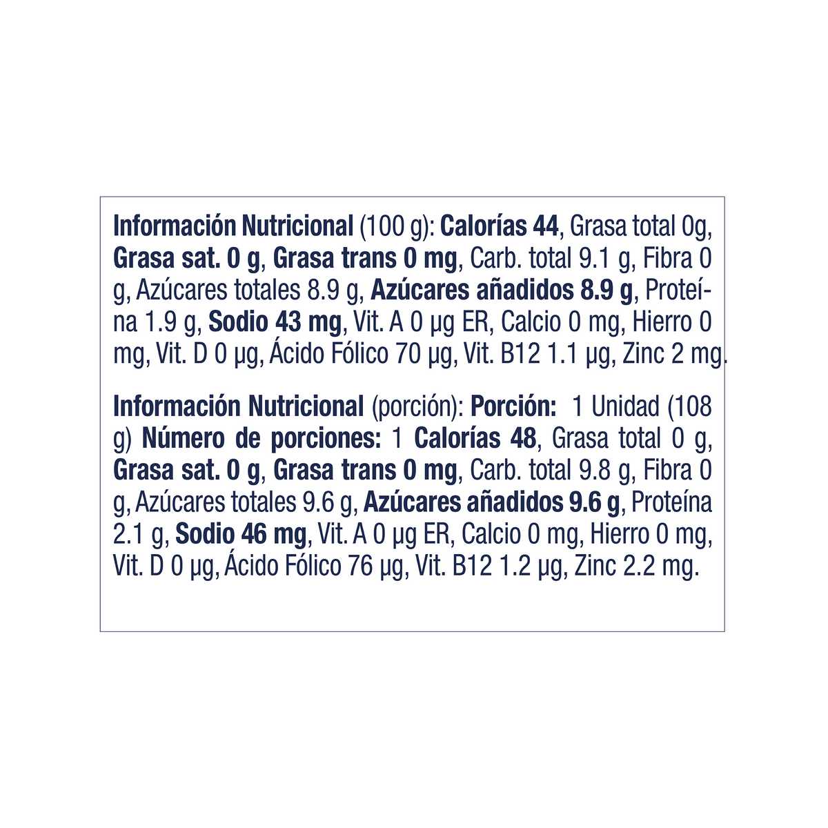 Boggy Gelatina Mora x 108 gramos