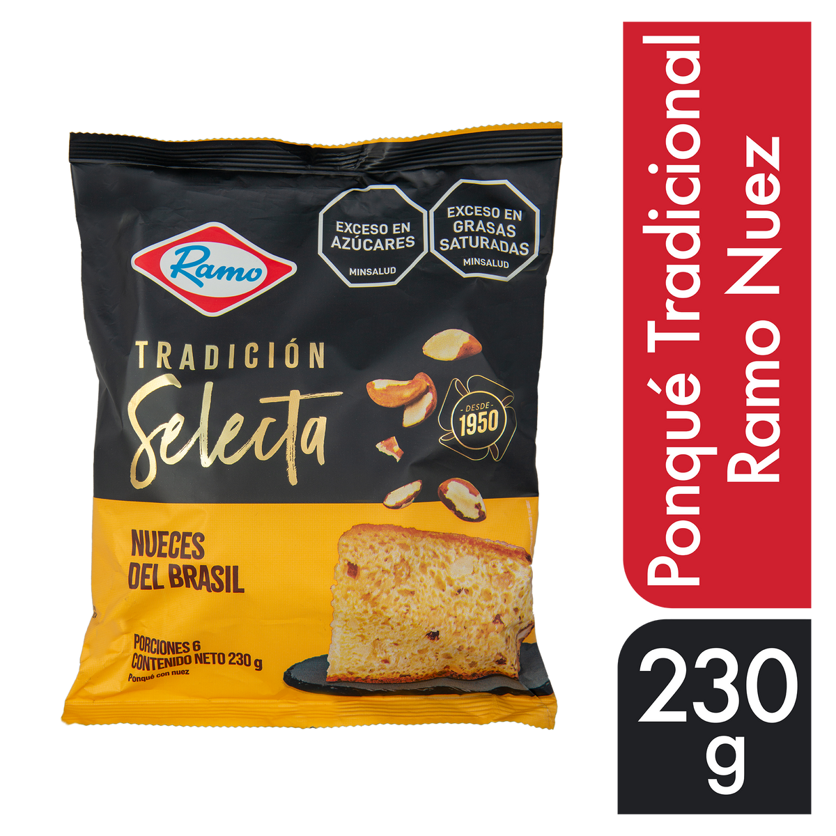 Ramo Ponque Tradicional Nuez 230 g