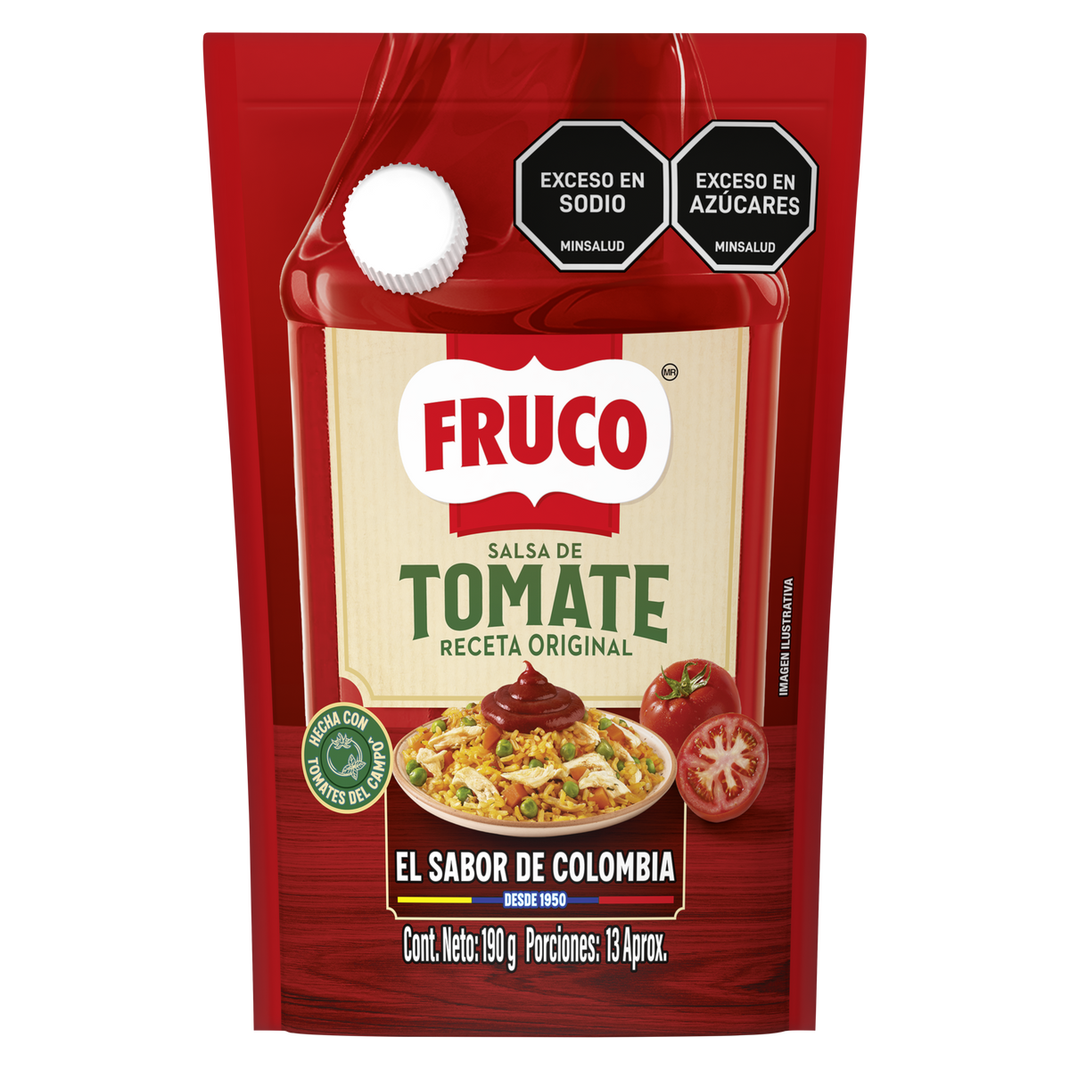 Fruco Salsa De Tomate Doypack 190 g