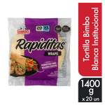 Bimbo Tortilla Blanca Institucional 1400 g x 20 un