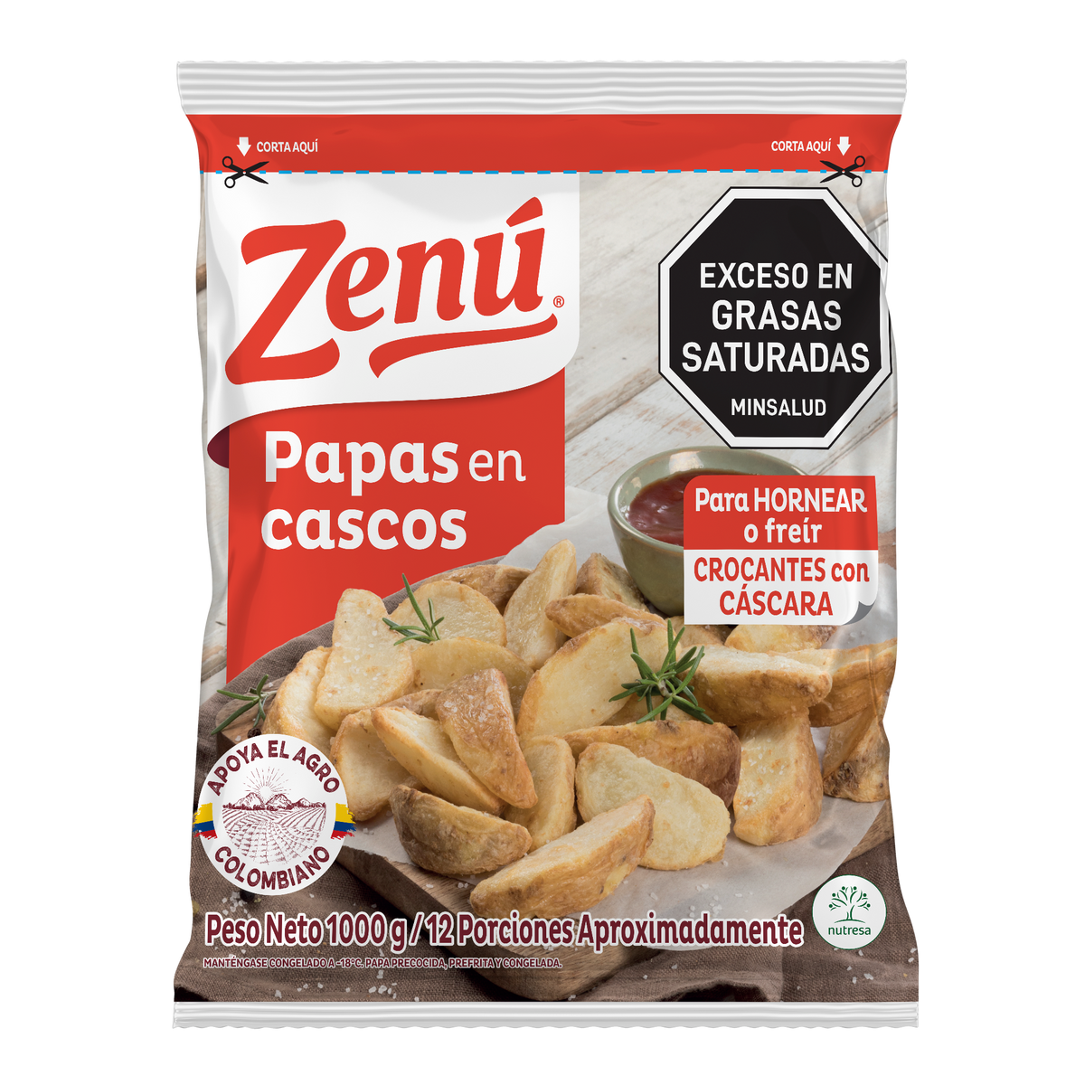 Zenú Papas En Cascos x 1 kg