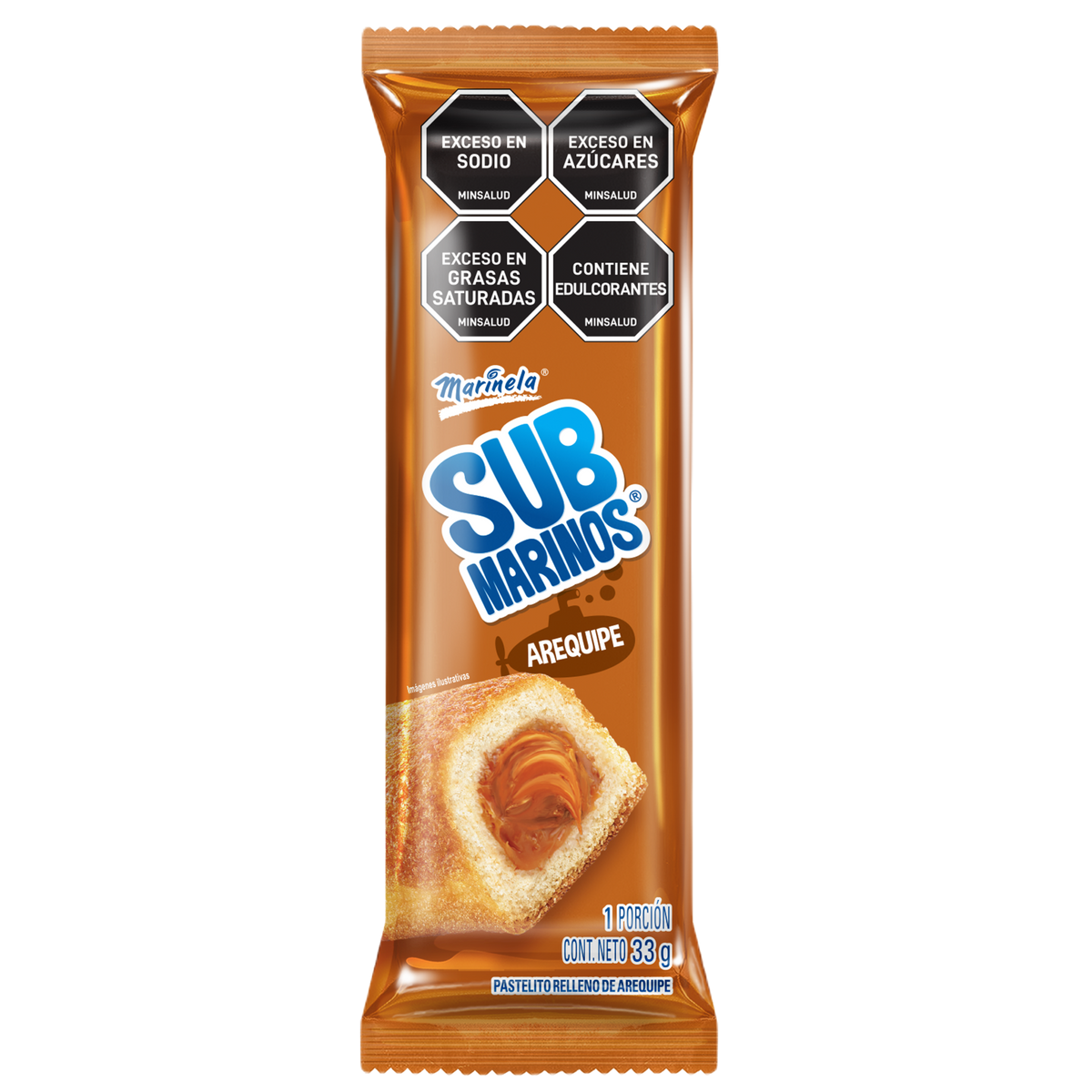 Bimbo Ponque Submarino Arequipe x 33 gr