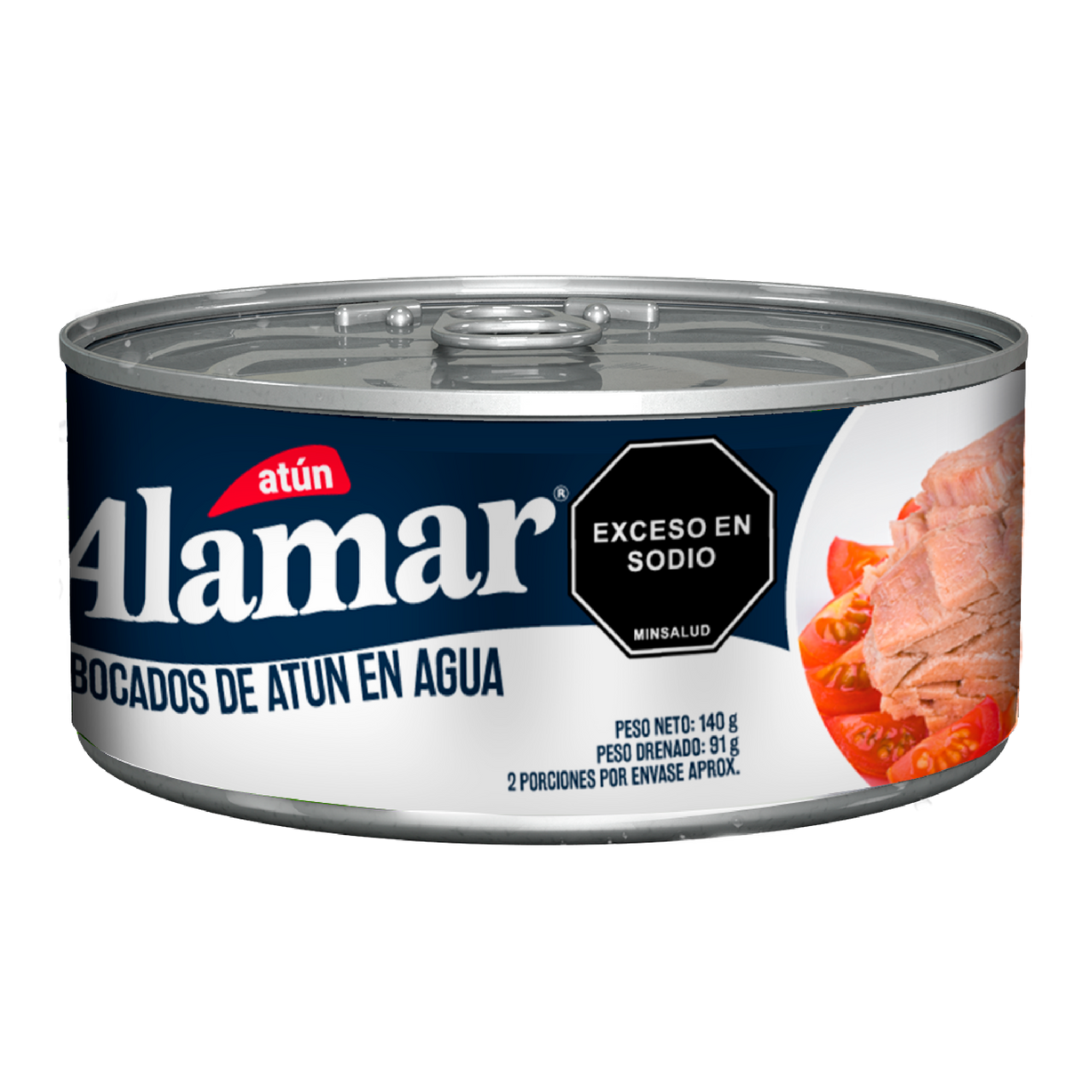 Alamar Atún Bocados En Agua x 140 g