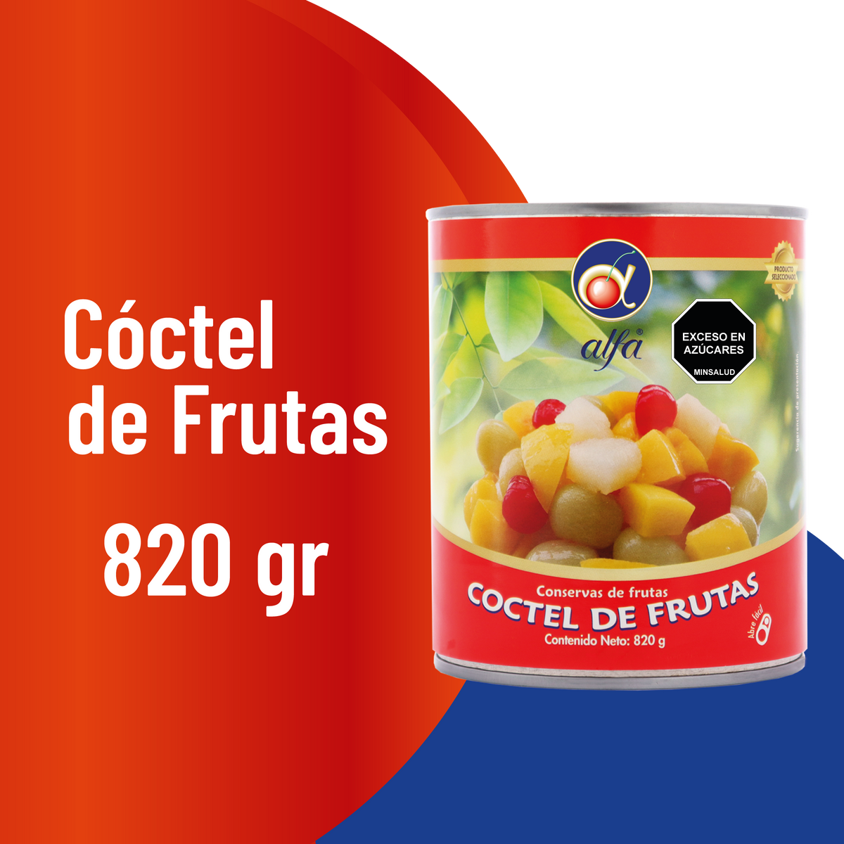 Alfa Coctel De Frutas x 820 g