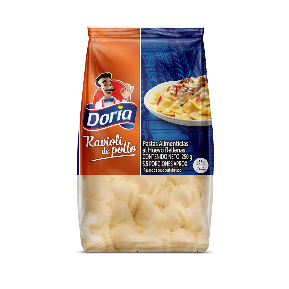 Doria Ravioli Pollo x 250 g
