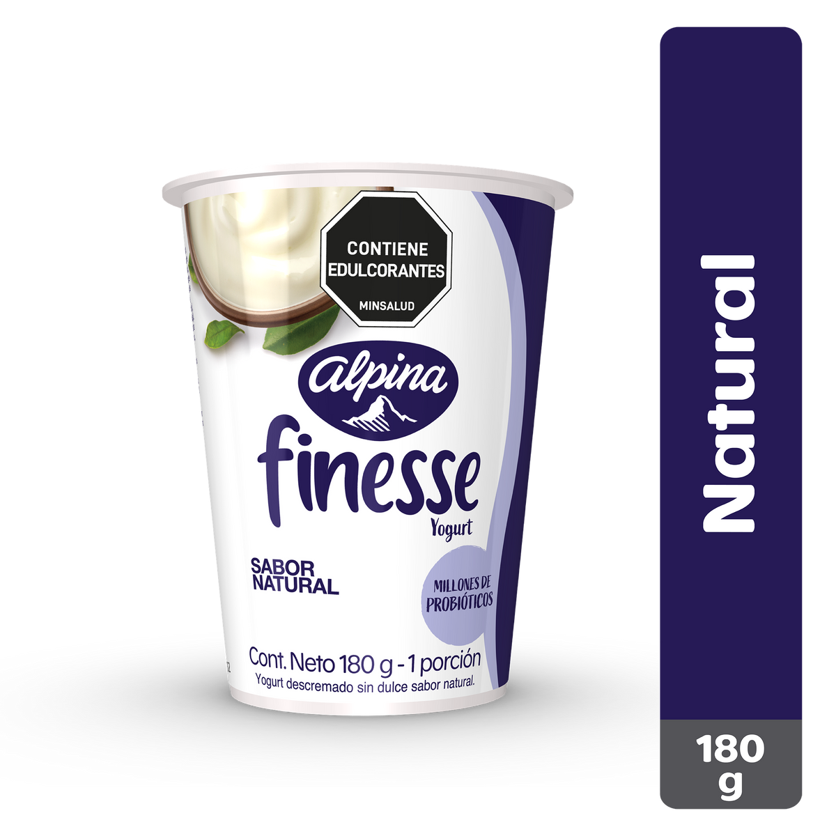 Alpina Yogurt Finesse Frutos Natural 180 g