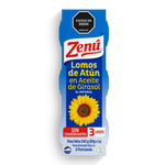 Zenú Lomo Atún Aceite Girasol x 3 un x 80 g