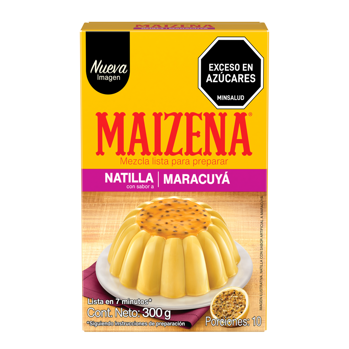 Maizena Mezcla Natilla Maracuyá 300 g cj x 20 un