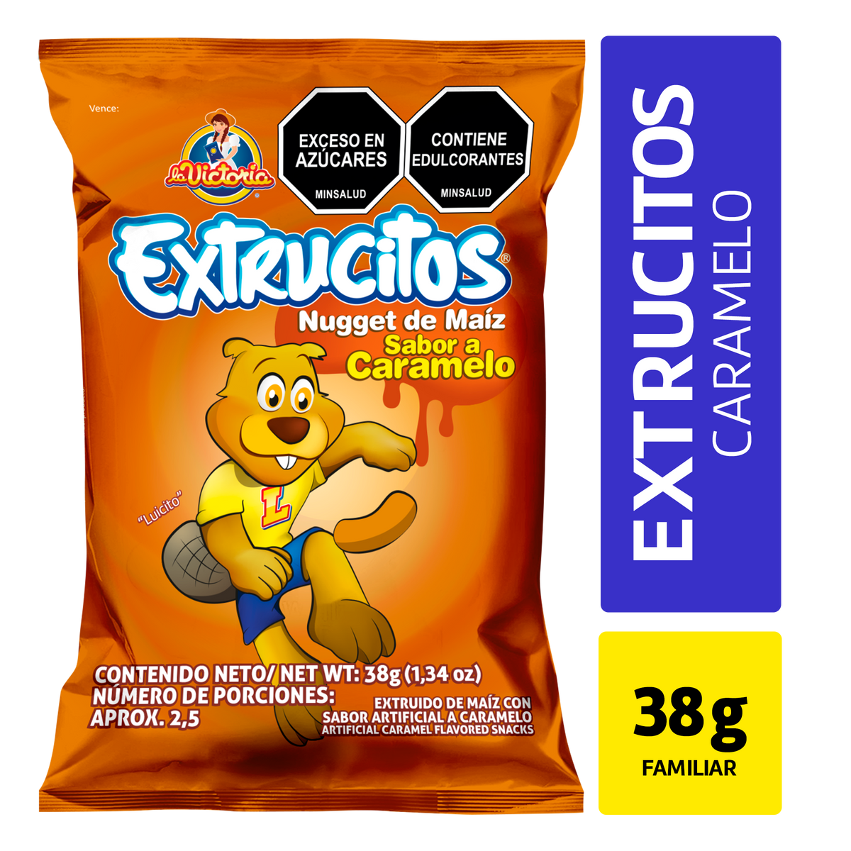 La Victoria Extrucito Familiar Caramelo 38 g