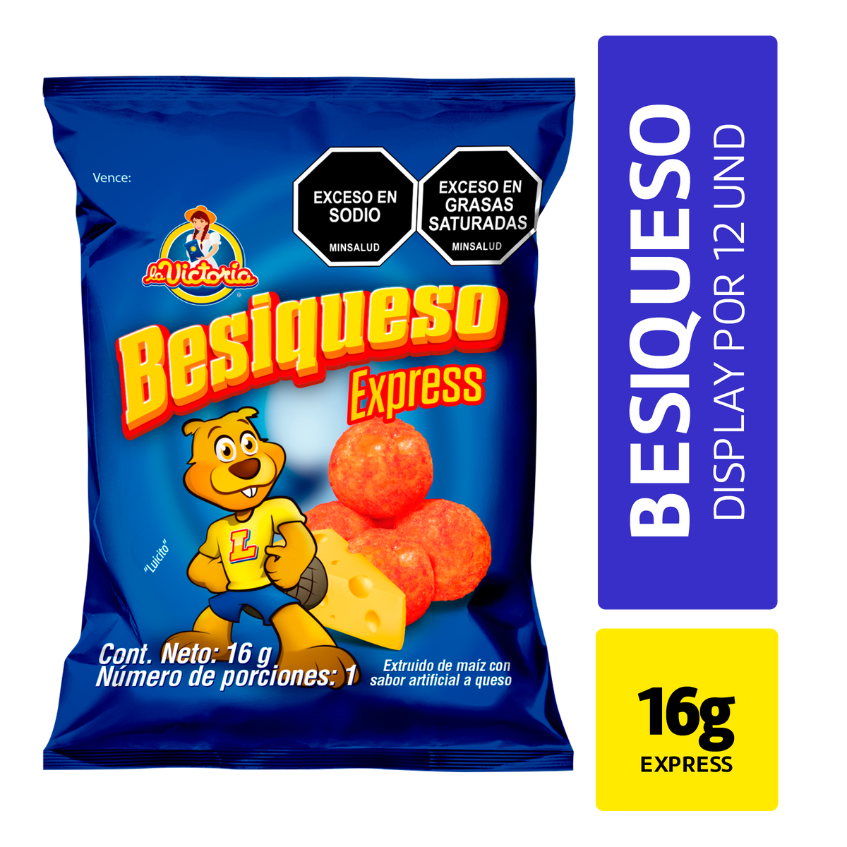 La Victoria Besiqueso 16 g dsp x 12 un