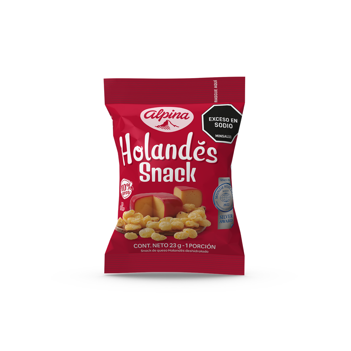 Alpina Snack Queso Holandes Descremado x 23 g