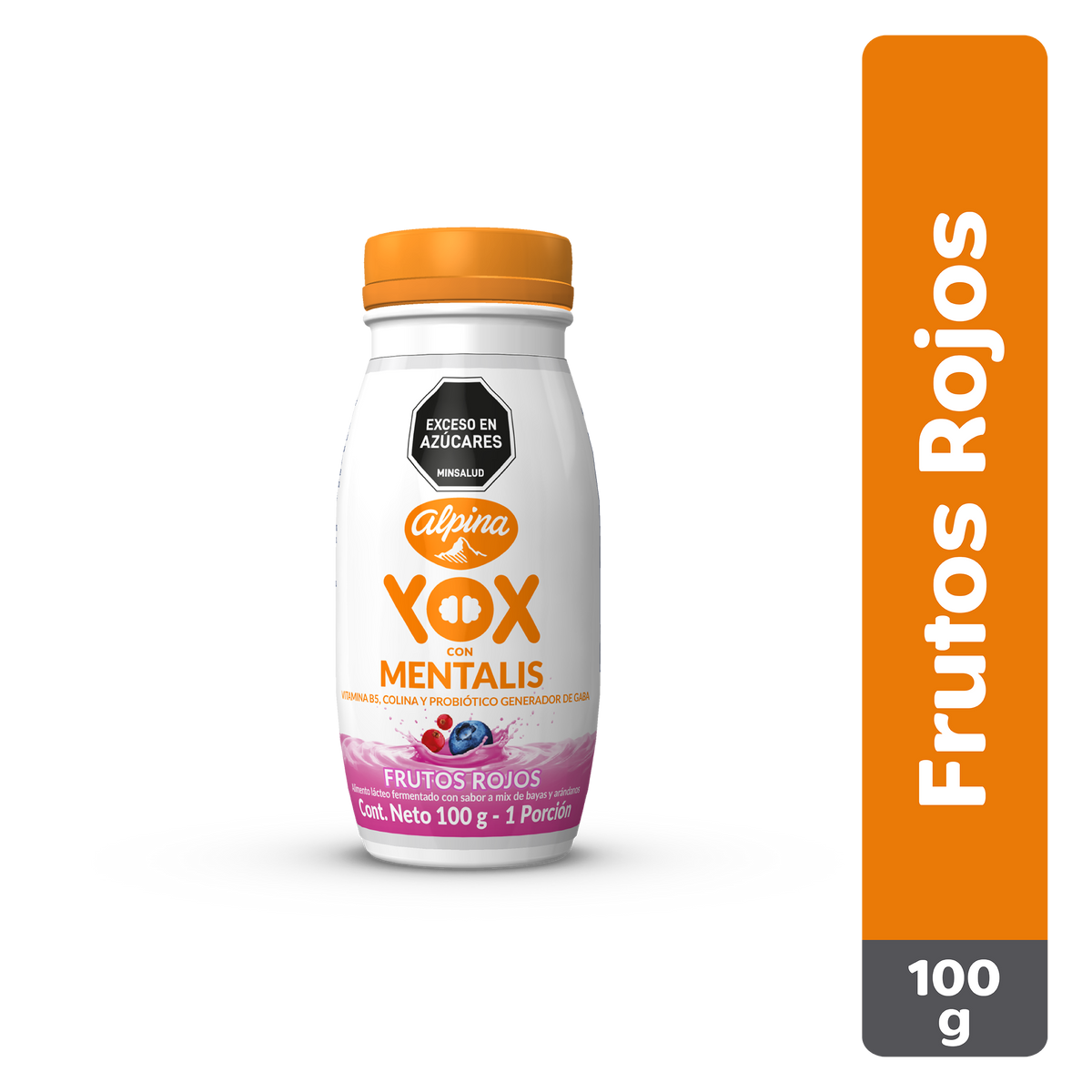 Alpina Yox Mentalis Frutos Rojos Botella x 100 g