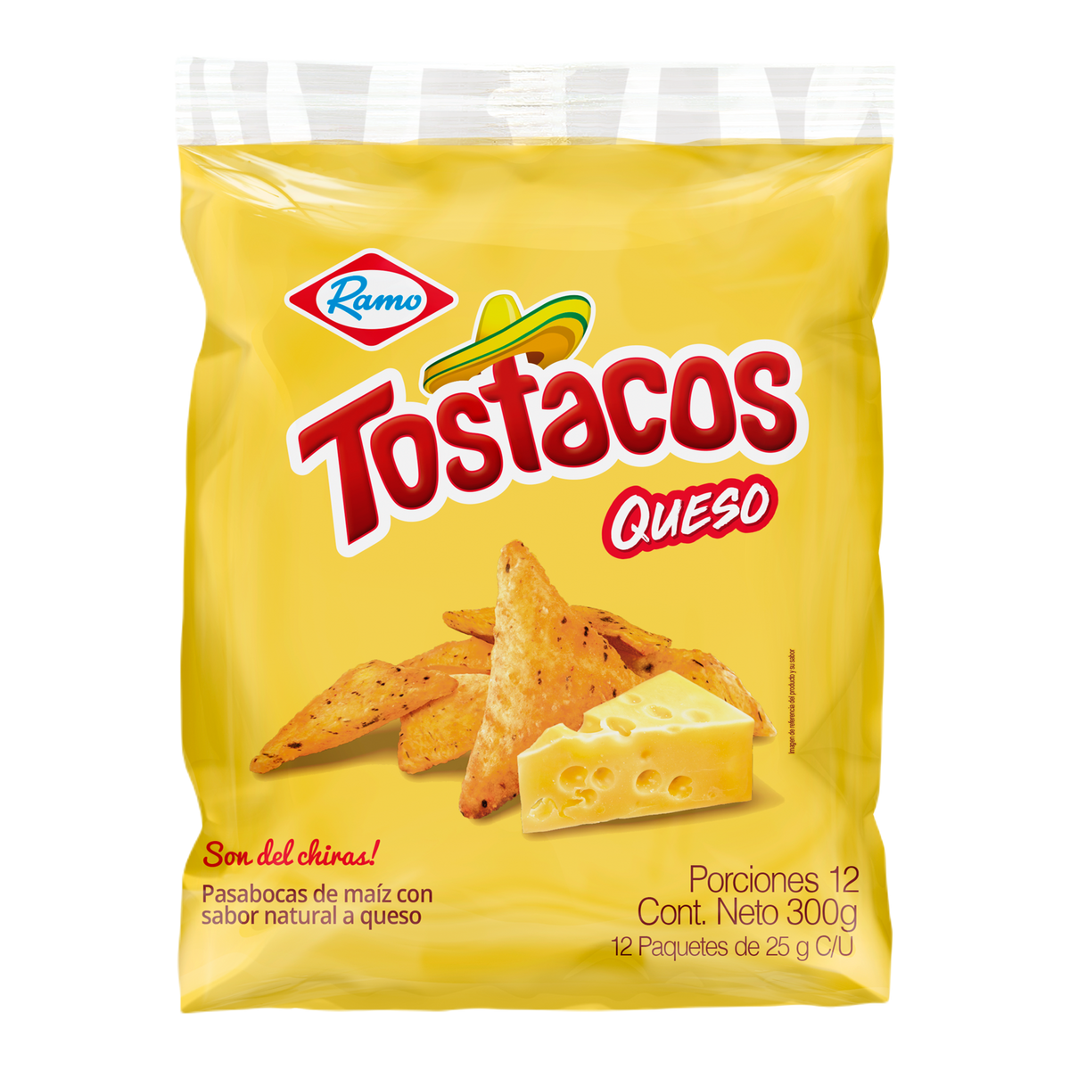 Ramo Tostaco Queso x 25 g x 12 un