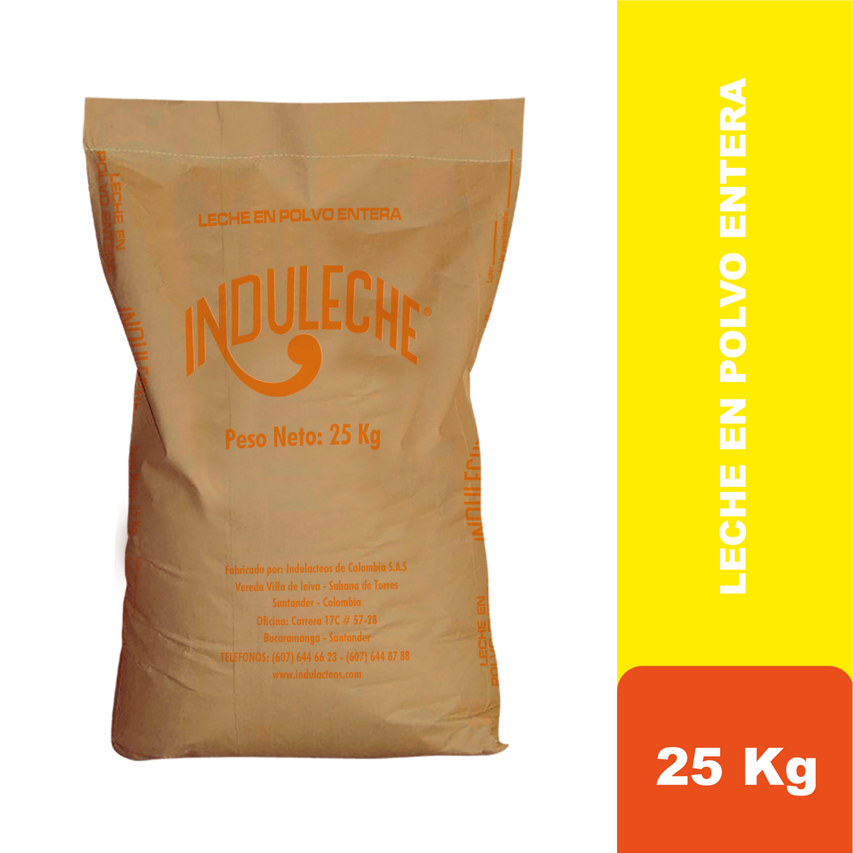 Induleche Leche En Polvo Entera x 25kg