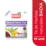 Badia Té de Hierbas Naturales x 10 bolsas x 1.5 g
