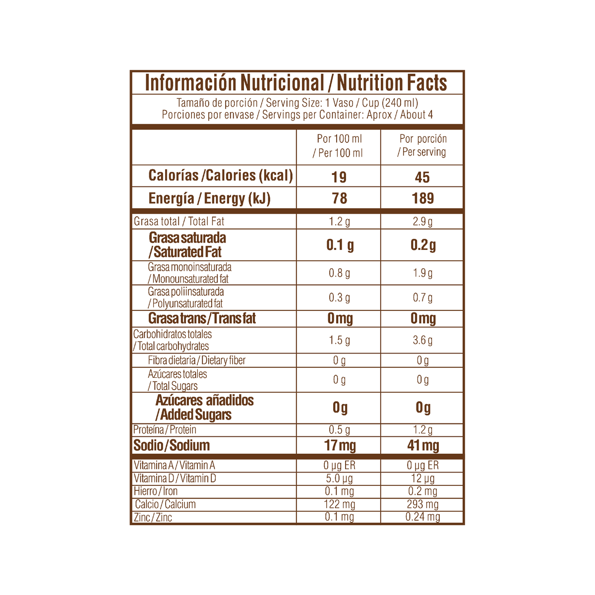 Tosh Bebida Almendra Avena Sin Azucar 1 litro Caja x 12