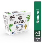 Alpina Yogurt Griego Natural Multiempaque x 4 150 g