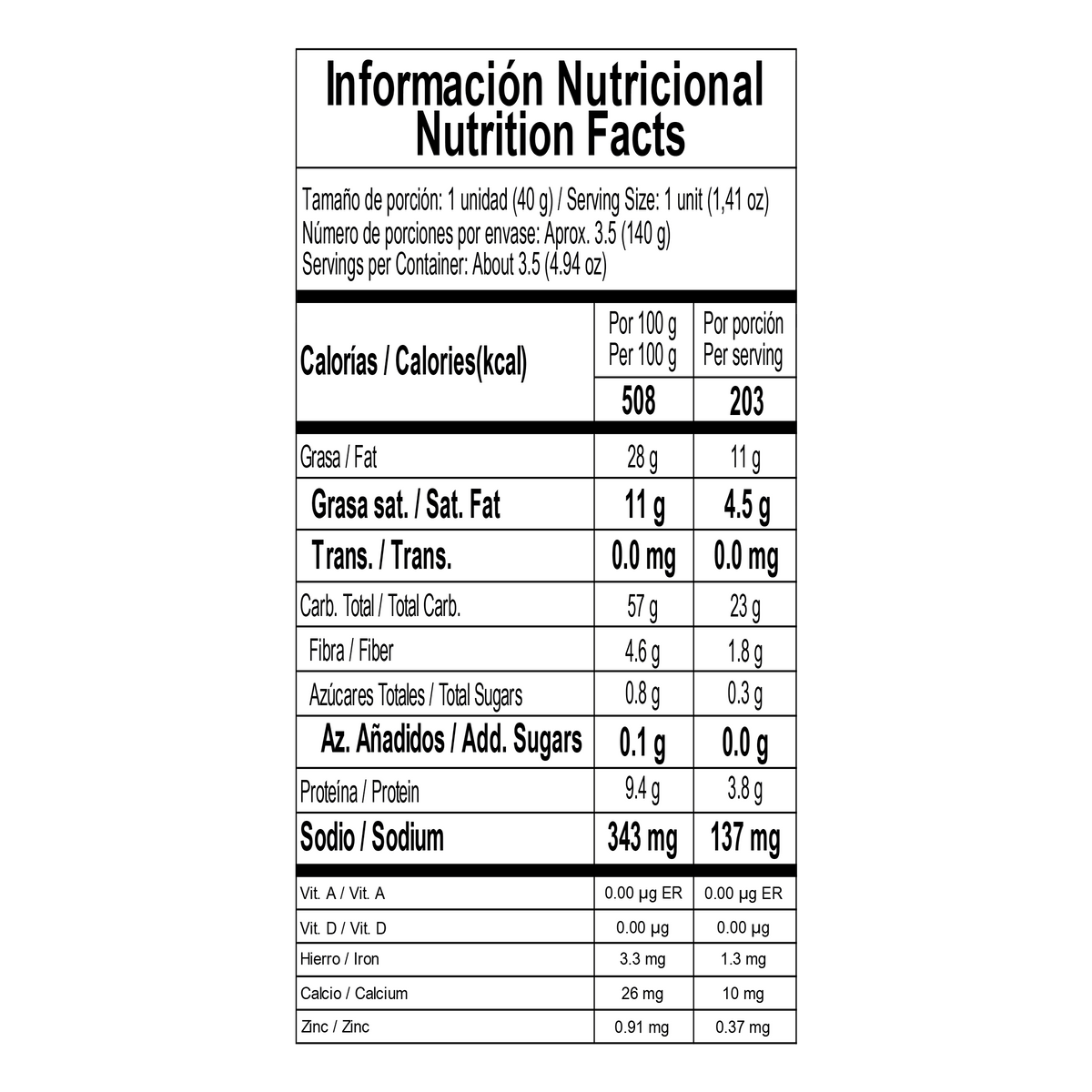 La Victoria Mixto Familiar Natural 140 g