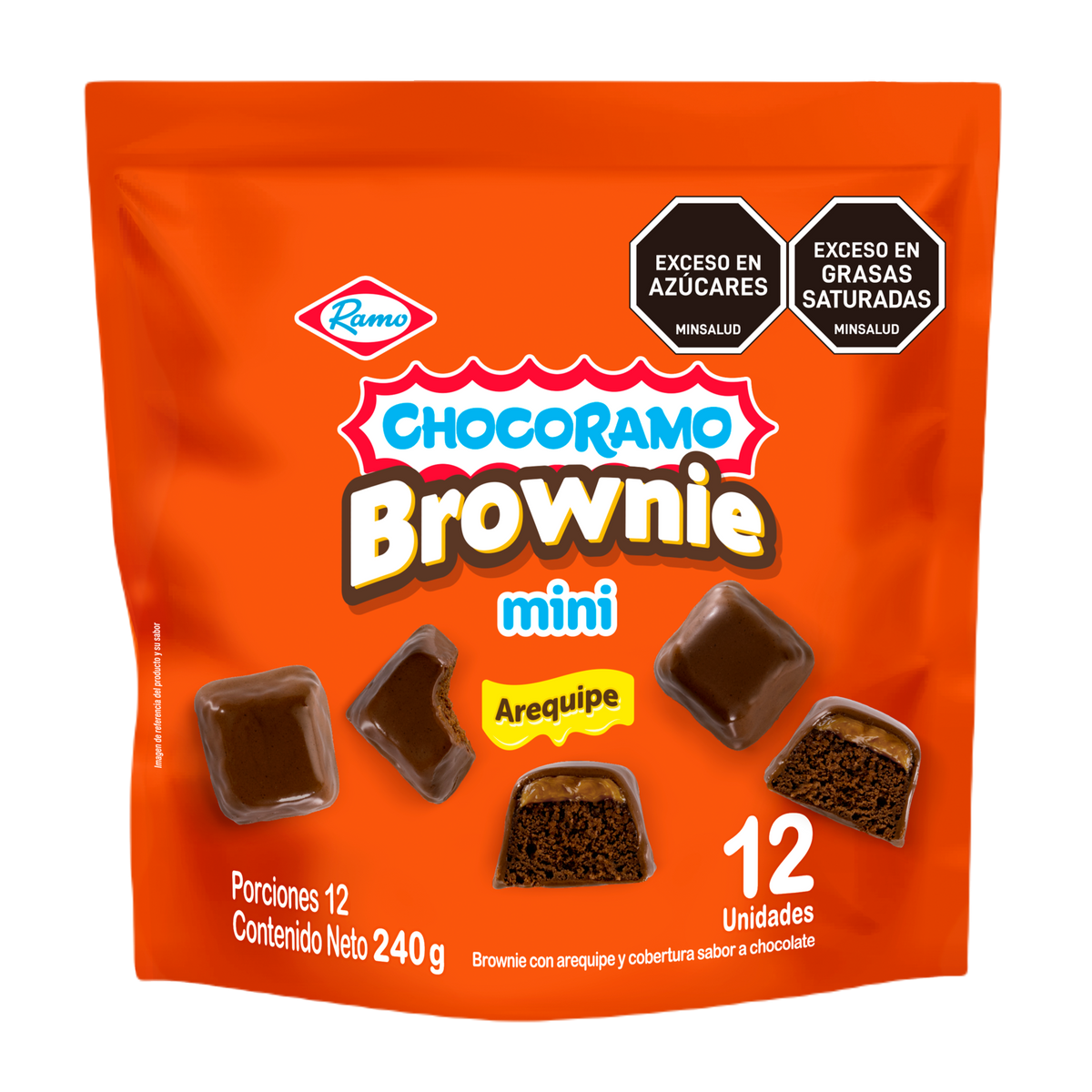 Ramo Brownie Arequipe Mini 20 g x 12 un