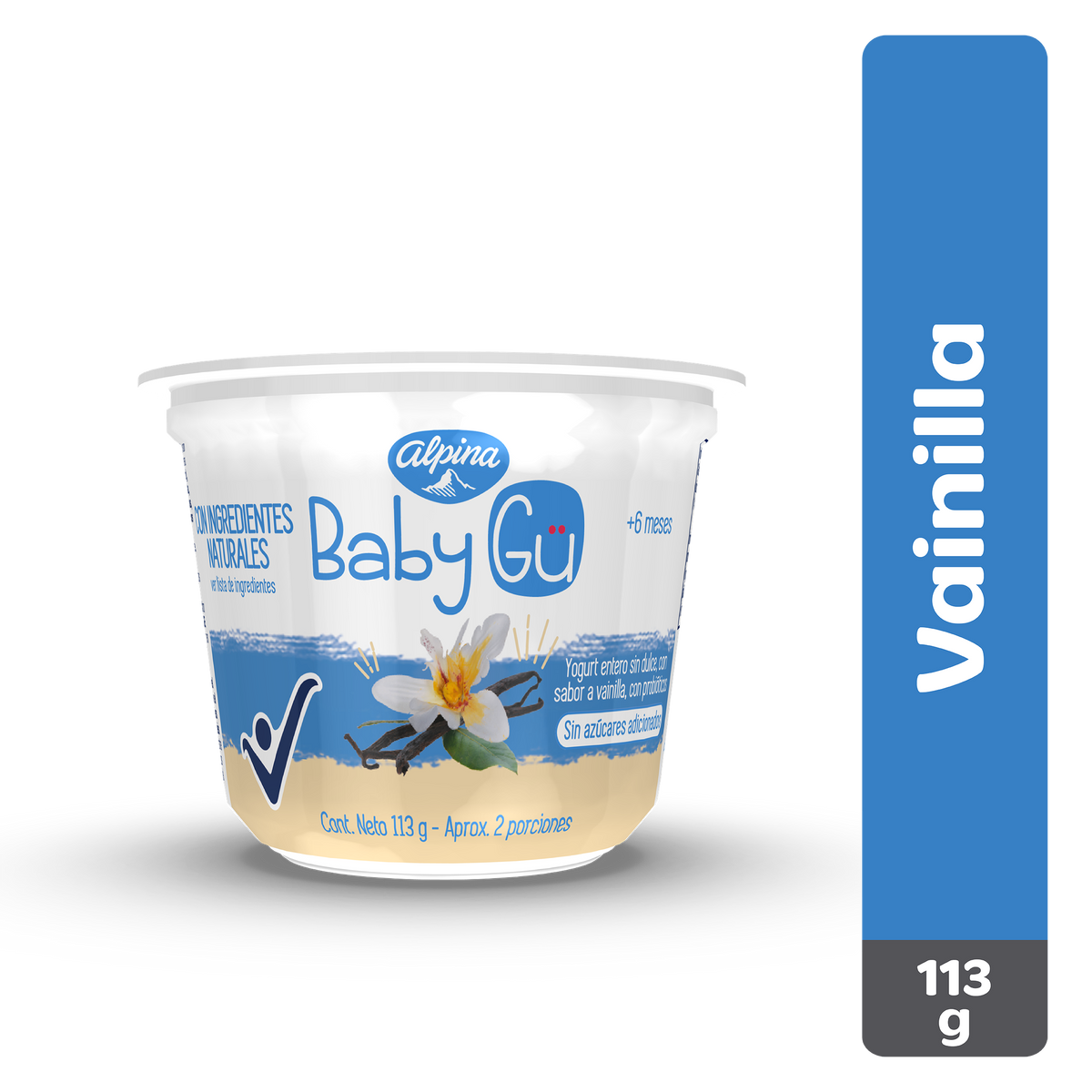 Alpina Yogurt Natural Vainilla x 113 g