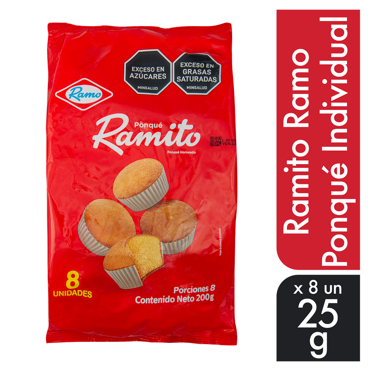 Ramo Ramito Ponque Individual 8 un x 25 g
