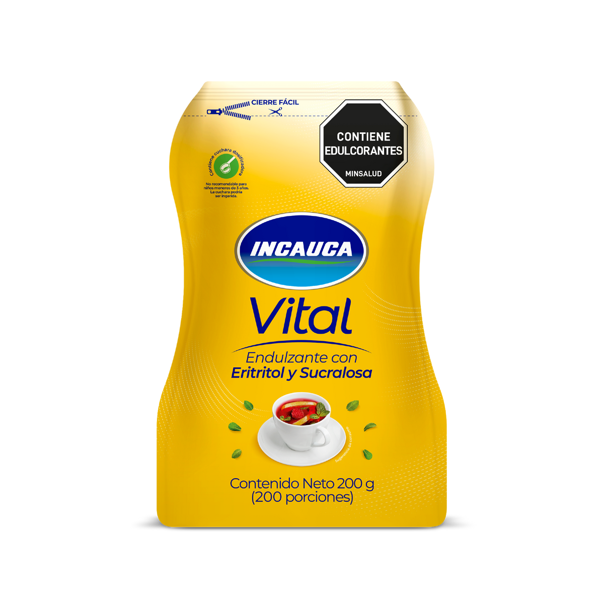 Incauca Vital Sucralosa Doypack x 200 g
