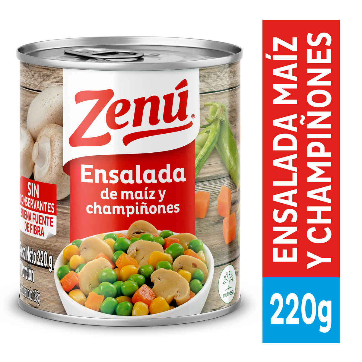 Zenú Ensalada Maíz Champiñones x 220g