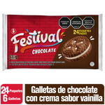 Festival Galleta Chocolate Bolsa x 24 pq x 4 un