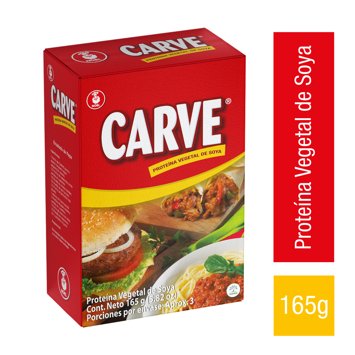 Carve Proteína Plegadiza x 165 g