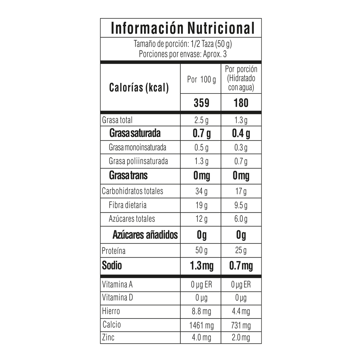 Carve Proteína Plegadiza x 165 g