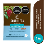 Cobertura real de leche sin azucar añadido Lyne bloque x 1kg