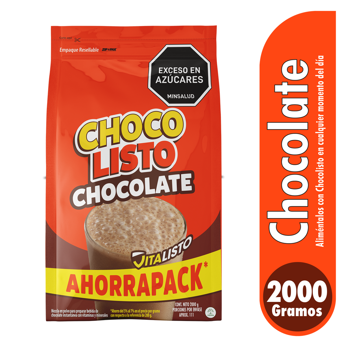 Chocolisto Modificador Bolsa x 2.000 g