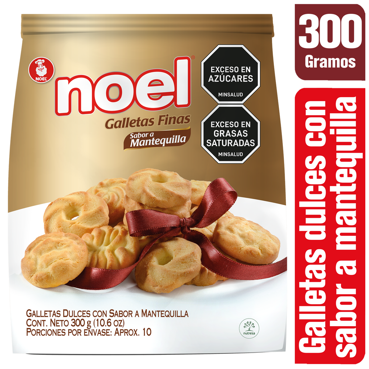 Noel Galleta Bolsa Mantequilla 300 g