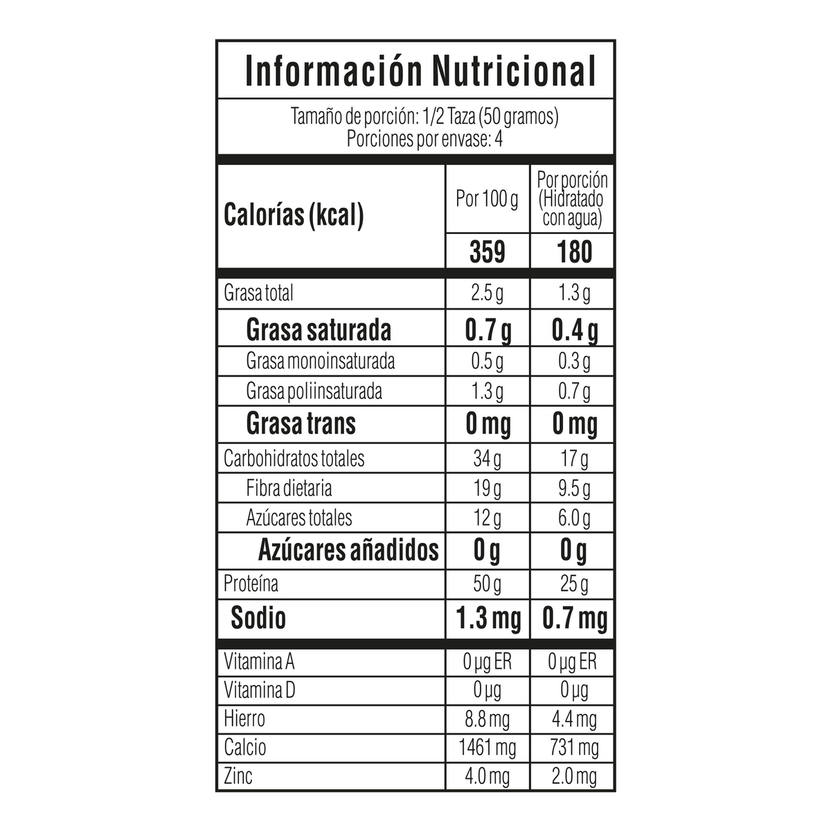 Kibo Proteina Vegetal Gruesa Plegadiza 200 g