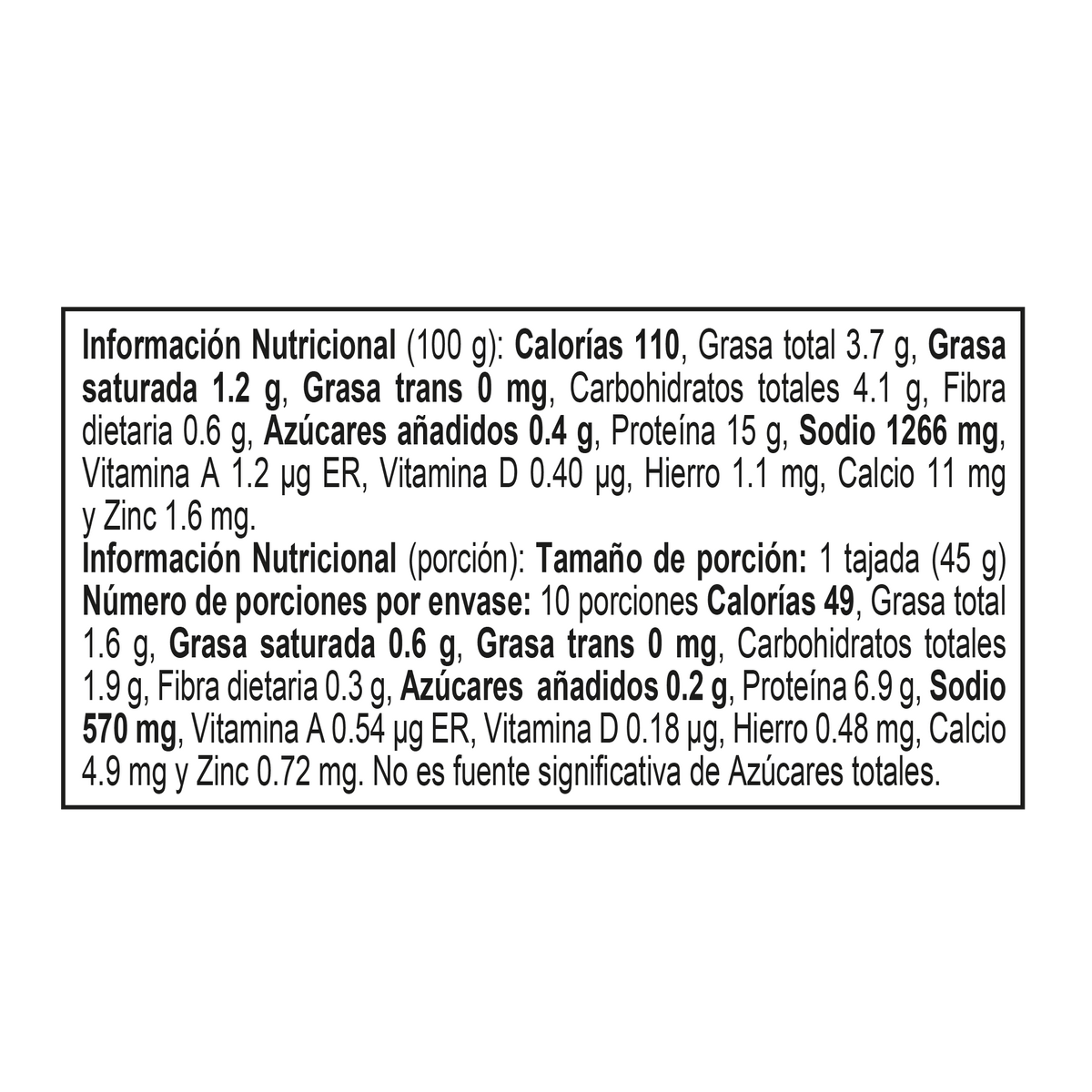 Zenú Pernil Cerdo Ahumado x 450g