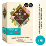 Cordillera Cobertura De Leche 36% Origen Colombia Depositados x 5kg