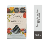 Evok Chocolate 40% Sin Azúcar Mini x18 un x 108 g