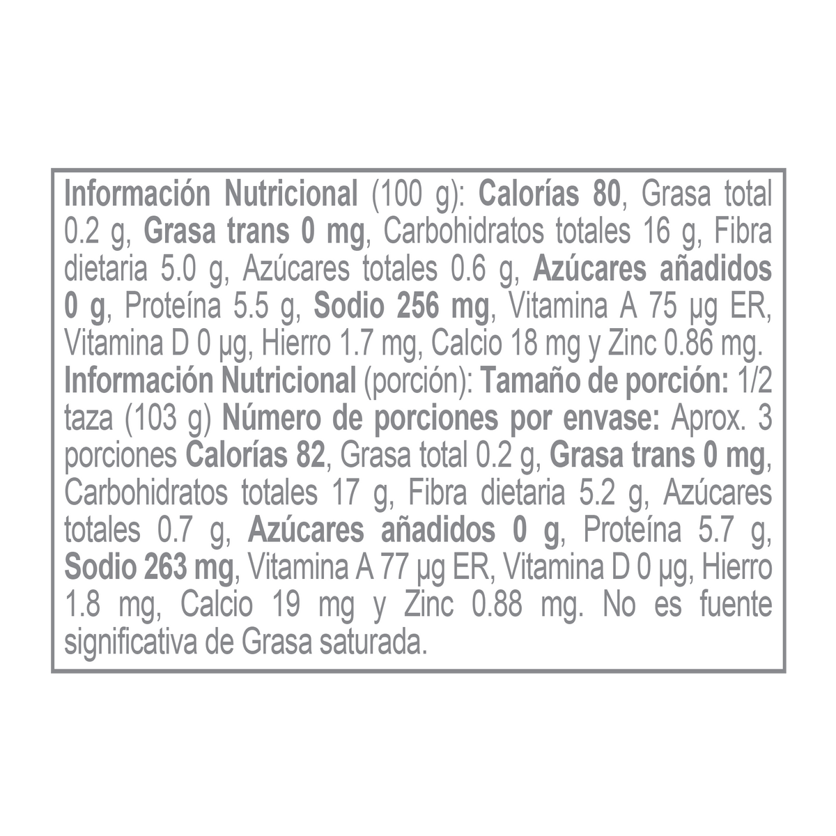 Zenú Lentejas x 310 g