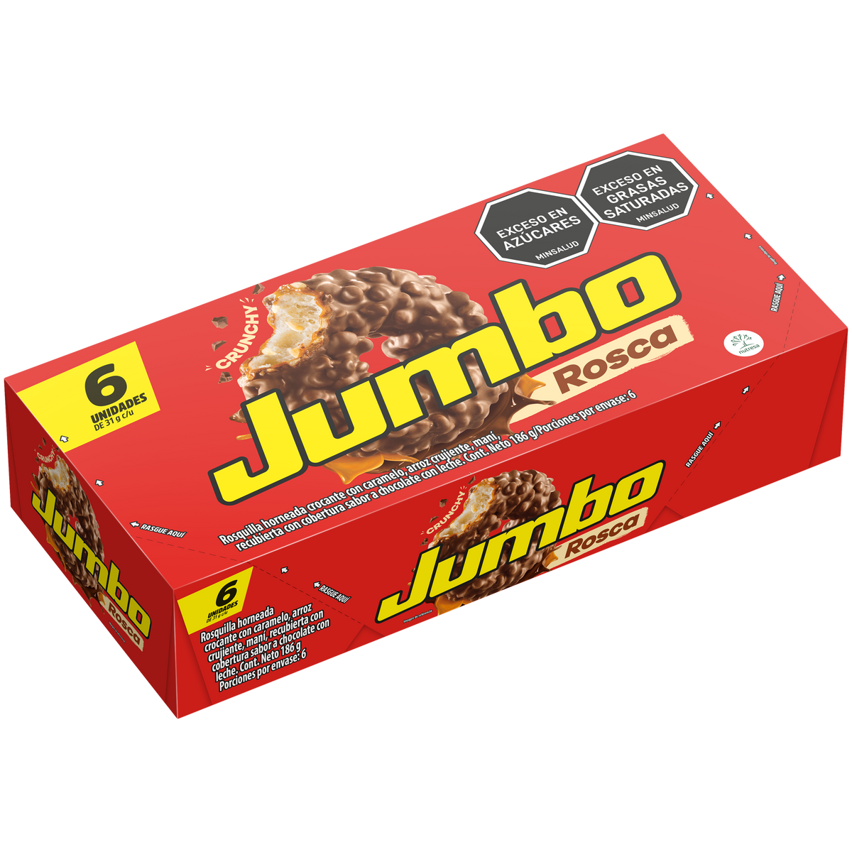 Jumbo Golosina Rosca Plegadiza x 6 un x 31 g
