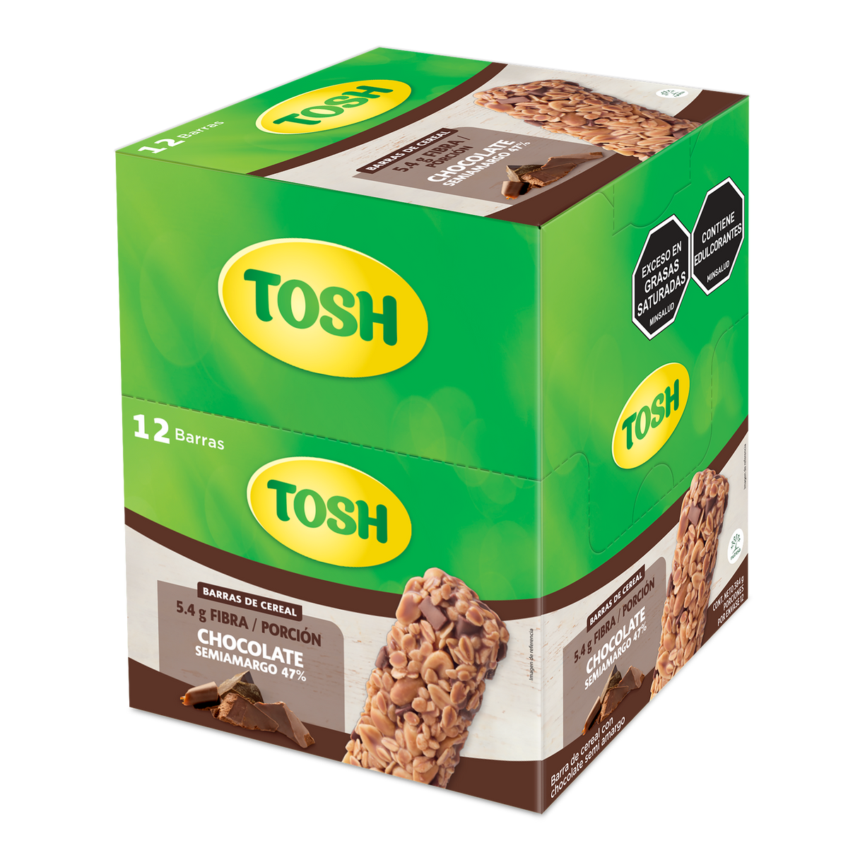 Tosh Barra Chocolate x Plegadiza x 12 Un x 32 g