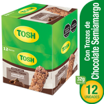 Tosh Barra Chocolate x Plegadiza x 12 Un x 32 g